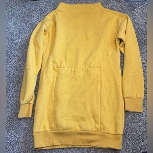 Gymshark Mustard Yellow Fleece Sweatshirt